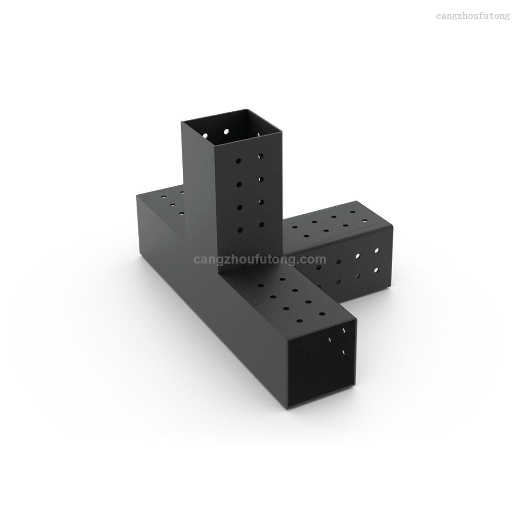 Pergola Brackets – Stainless Steel 3-Way Extension Corner Bracket for Wood Beams, Gazebo & Pergola Kit Connectors