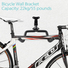 Bicycle Wall Mounts Angle And Wall Clearance, Adjustable Bicycle Mount Wall Bicycle Garage Hanger