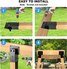 Elevator 4x4 Deer Blind Tree Stand Bracket Outdoor Angle Bracket for Platform Pergolas Observation Deck Swing Frame
