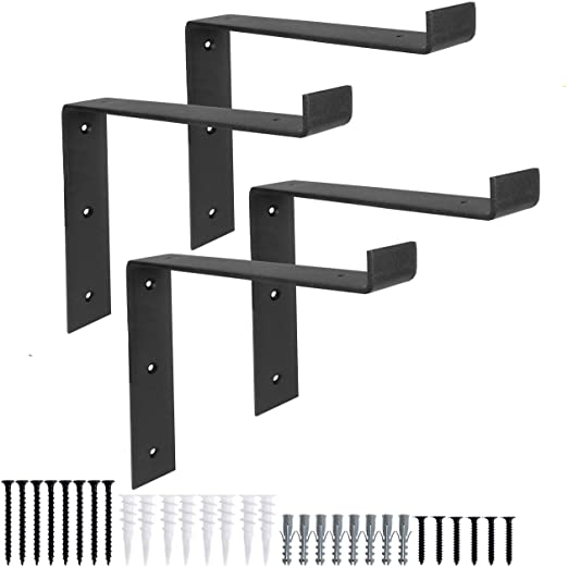 Heavy Duty Shelf L Brackets Shelf Support Corner Brace Joint Right Angle Bracket 