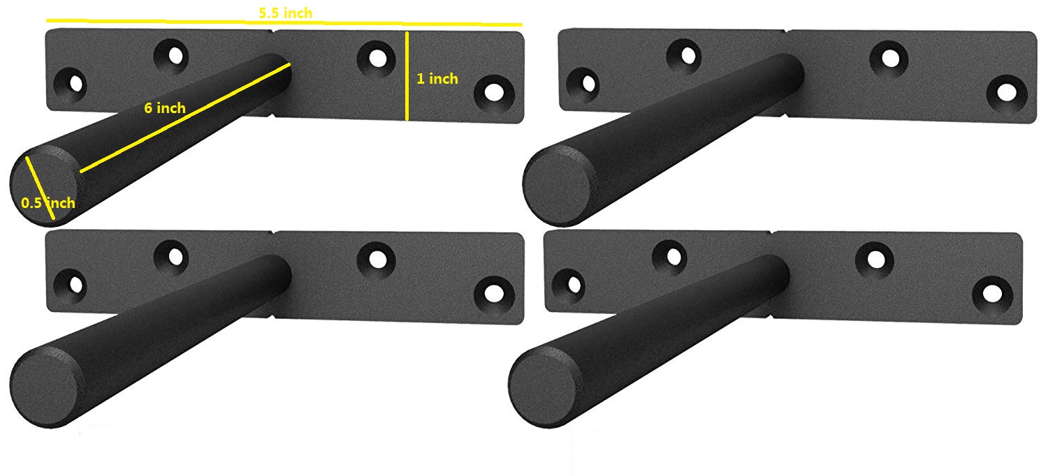 hidden floating wall shelf bracket