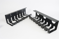 Cable Management Under Desk for Easy Mounting Metal Under Desk Cable Organizer for Office Home Cable Tray Holder 