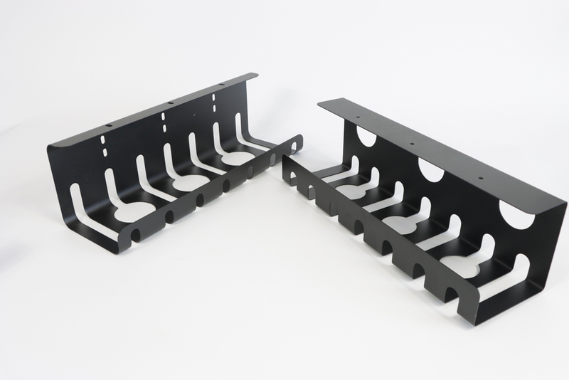 Cable Management Under Desk for Easy Mounting Metal Under Desk Cable Organizer for Office Home Cable Tray Holder 