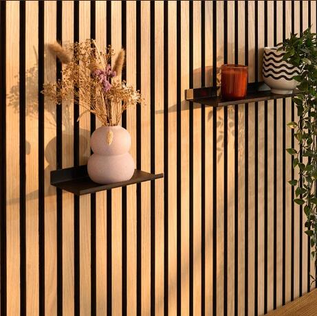 shelves with wall brackets