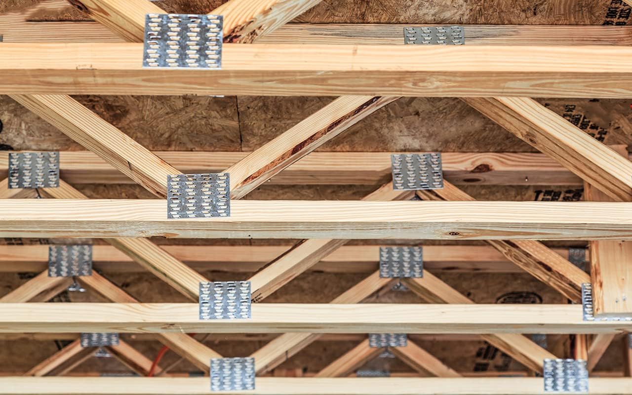 Truss Plates 2x4 Pronged Truss Mending Plate with Staggered Nail Teeth Steel Mounting Brackets for Roofing Wood Connector