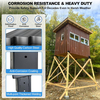 Elevator 4x4 Deer Blind Tree Stand Bracket Outdoor Angle Bracket for Platform Pergolas Observation Deck Swing Frame