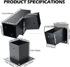  Pergola Kit 3-Way Slanted Brackets Powder-Coated 4" x 4" Hardware for Outdoor Wood Pergolas Gazebos Sheds 