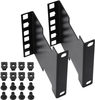 2U Server Rack Depth Extender - 4-Inch Deep -Recessed Rack Mount Adapter Kit for Network Rack