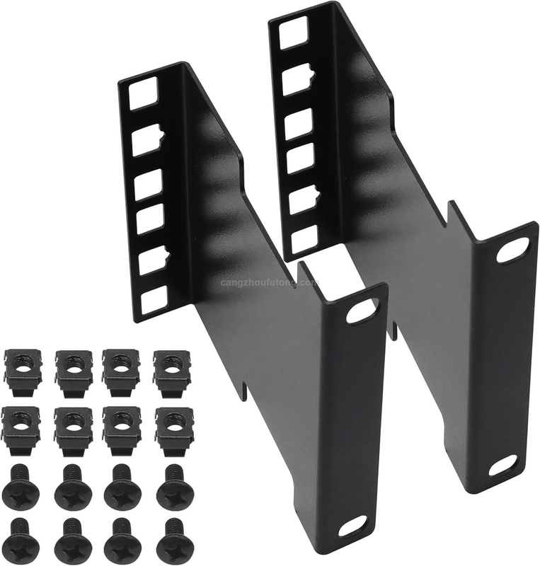 2U Server Rack Depth Extender - 4-Inch Deep -Recessed Rack Mount Adapter Kit for Network Rack