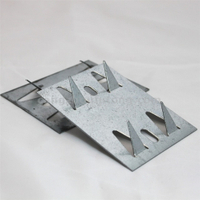 Galvanized Steel Surface Mount Acoustic Panels Impaling Clips for Drywall Plywood Masonry