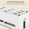 Home Office Metal Cable Management Box Large Cable Organizer Box Power Strip Box for Electrical Cord Hiding