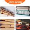 Wall Mounted Workshop Organizer Wood Storage Racks 3 Level Garage Organizer Lumber Storage Rack 