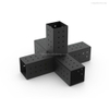 Pergola Brackets – Stainless Steel 3-Way Extension Corner Bracket for Wood Beams, Gazebo & Pergola Kit Connectors