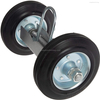 Heavy-Duty Steel Rolling Gate 6’’ Rubber Wheel Carrier for Driveway Chain Link Fence Metal Tube Gates