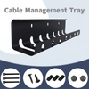 No-Drill Under Desk Cable Management Tray