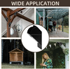 45-Degree Angle Bracket for Pergolas Gazebos Steel Reinforced Fits 2X 4 Lumber with Drainage Holes Pergola Bracket Kit