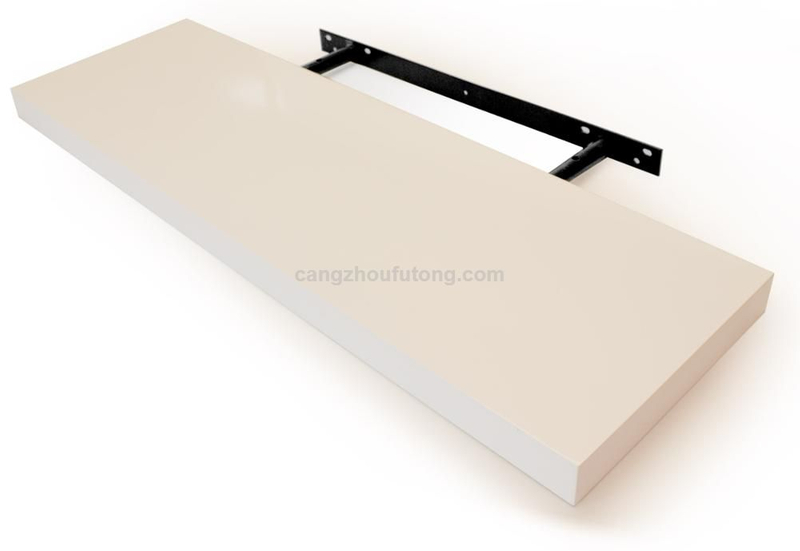 Wall Mounted Hidden Brackets, 2Pcs Thickened Solid Steel Floating Shelf Brackets