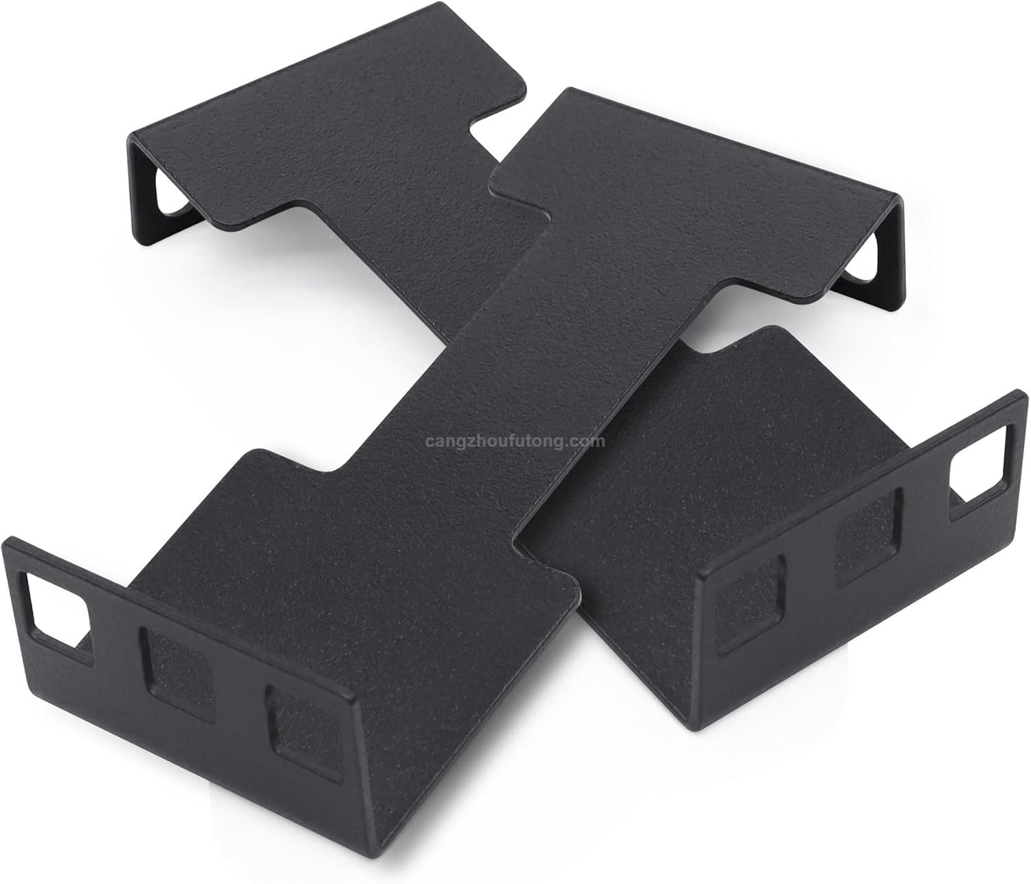 1U Server Rack Depth Extender - 4-Inch/10 cm Deep -Recessed Rack Mount Adapter Kit for Network Rack