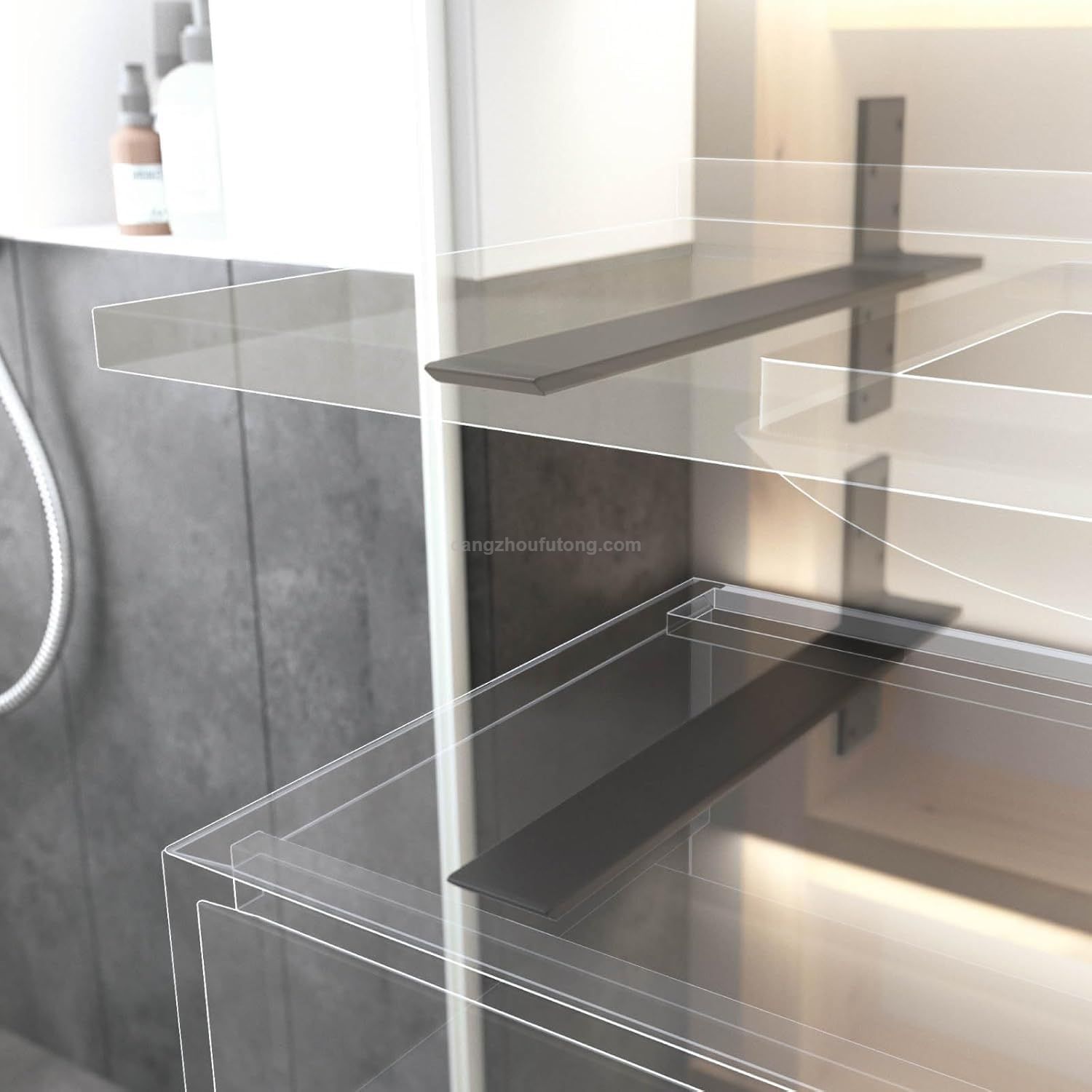 Granite Countertop Support Bracket Heavy Duty Steel Knee Wall Hidden Brackets