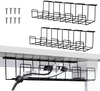 Basket Desk Cable Tray for Office And Home Computer Cable Storage