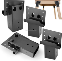 Elevator 4x4 Deer Blind Tree Stand Bracket Outdoor Angle Bracket for Platform Pergolas Observation Deck Swing Frame