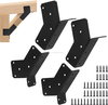 45-Degree Angle Bracket for 2x4 Post Heavy Duty Connector Brace 45-Degree Pergola Support Brace for Pergola Gazebo Wood Post