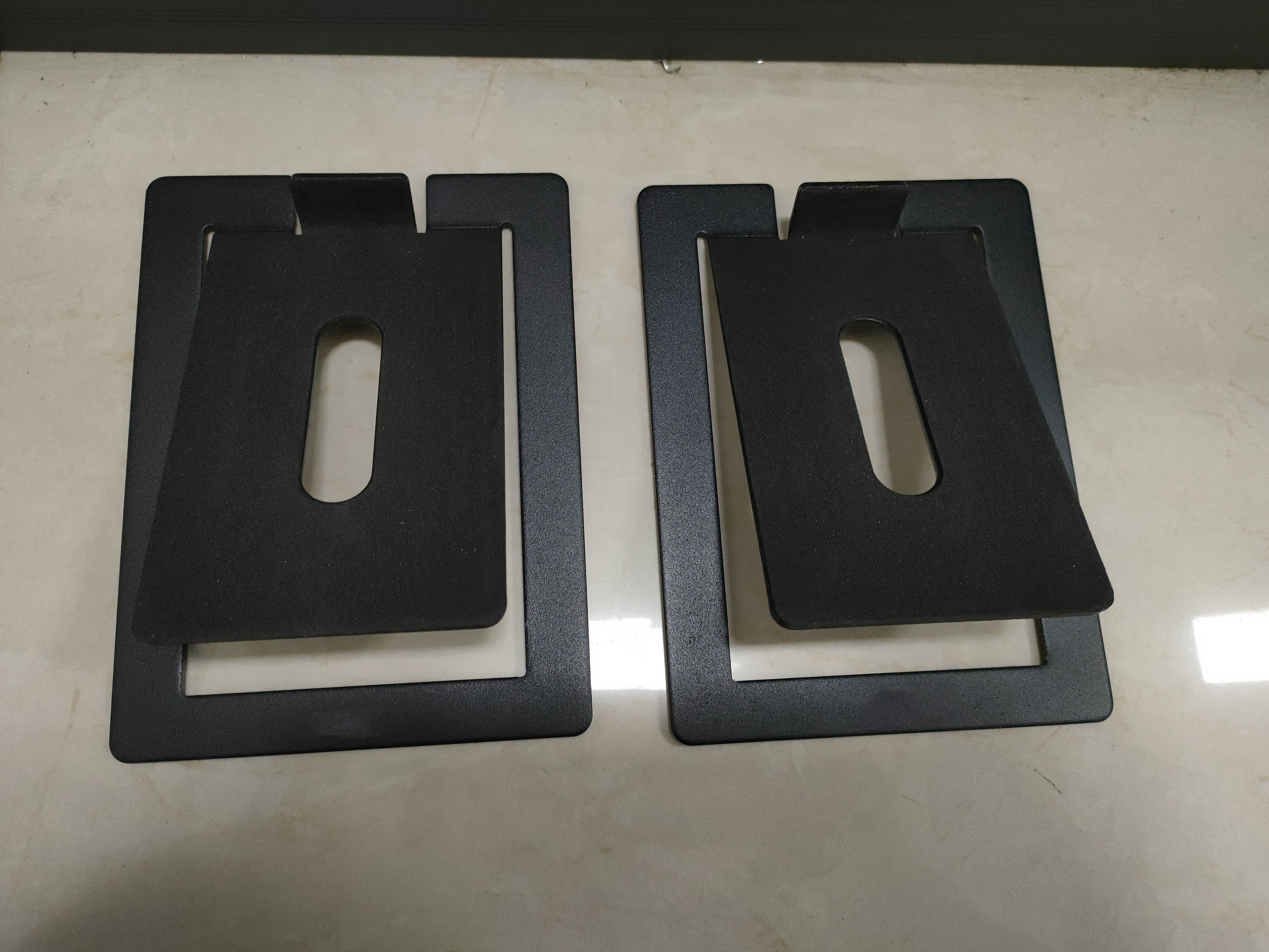 Desktop Speaker Stands for Tabletop Steel Computer Speaker Stands