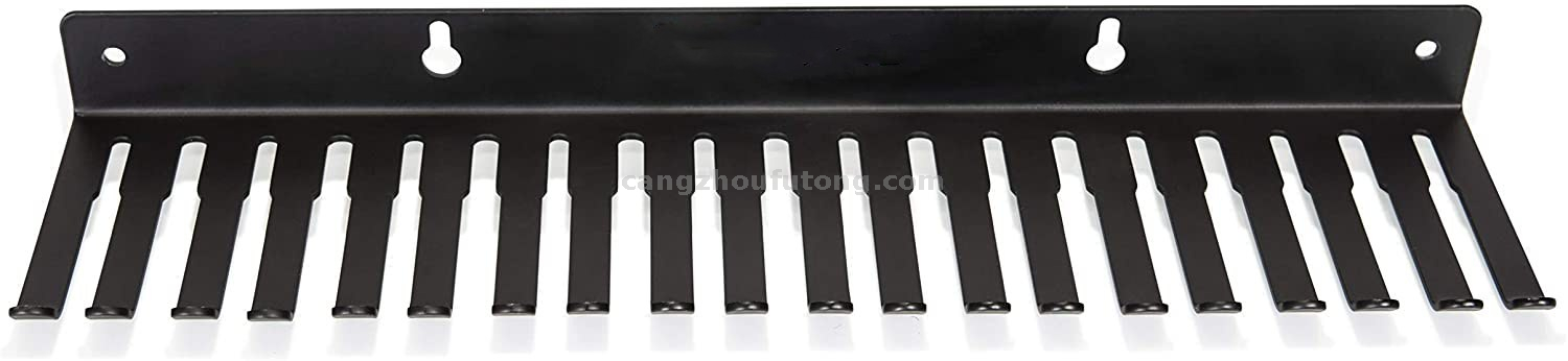  Wall Mountable Cable Hanger Organizer with 19 Cable Slots 5-9mm Diameter