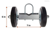 Gate Support Roller Wheels for Sliding & Swing Gates – Outdoor Gate Hardware