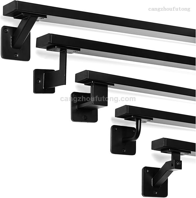 304 Stainless Steel Adjustable Stair Railing Bracket for Modern Interior & Outdoor Handrail Systems