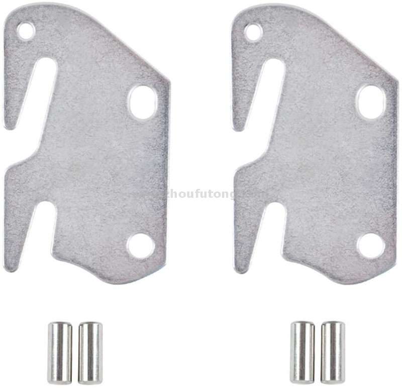 Wood Bed Rail Hook Plates for Bed Frame Bracket Headboard Footboard Replacement Wooden Bed Frame Bracket