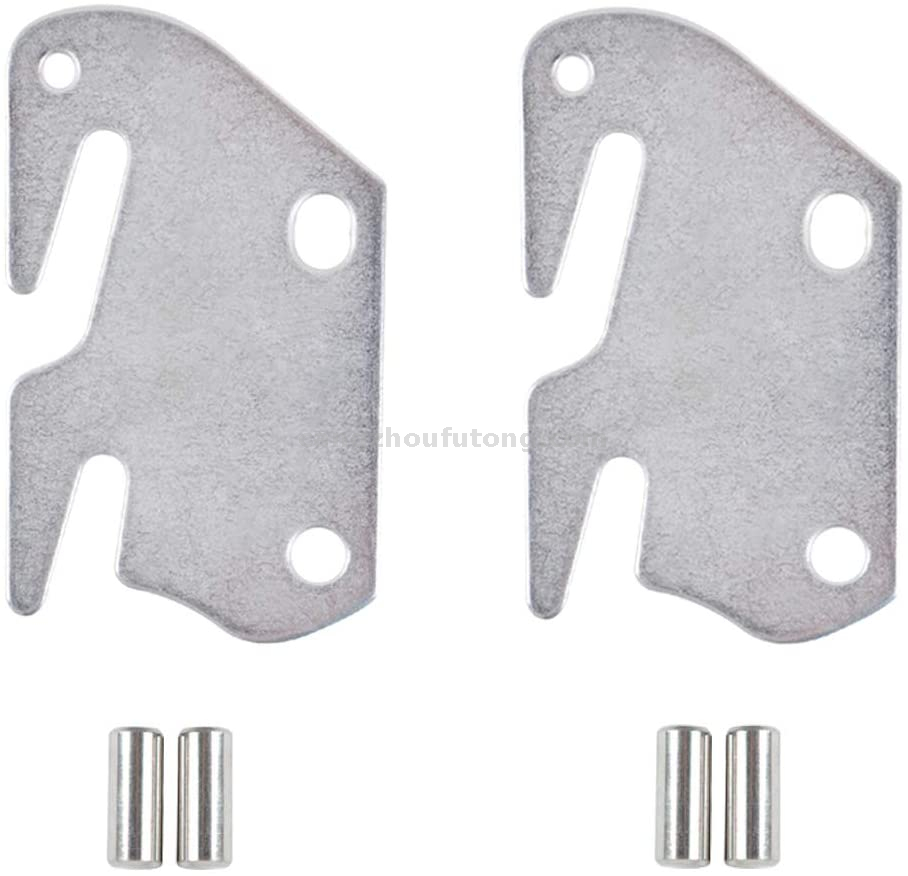 Wood Bed Rail Hook Plates for Bed Frame Bracket Headboard Footboard Replacement Wooden Bed Frame Bracket
