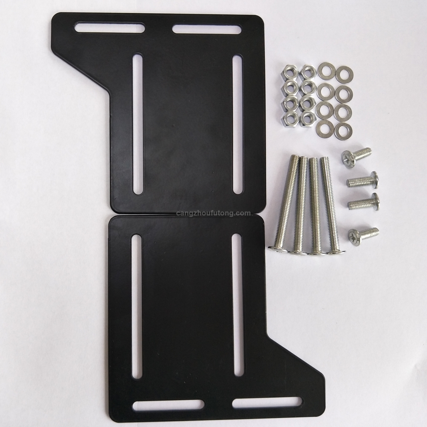 2 Pcs Bed Frame Brackets for Headboard, Bed Frame Adapter Connector, Bed Modification Plate, Bed Frame Conversion Kit