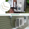 Universal Foldable Wall Mount Bracket for Mini Split & Window Air Conditioner – Heavy Duty White Coated Steel Support