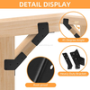 45-Degree Angle Bracket Adjustable Heavy Duty Connector Brace for 2x4 4x4 Post 45-Degree Pergola Support Brace for Pergola Gazebo Wood Post