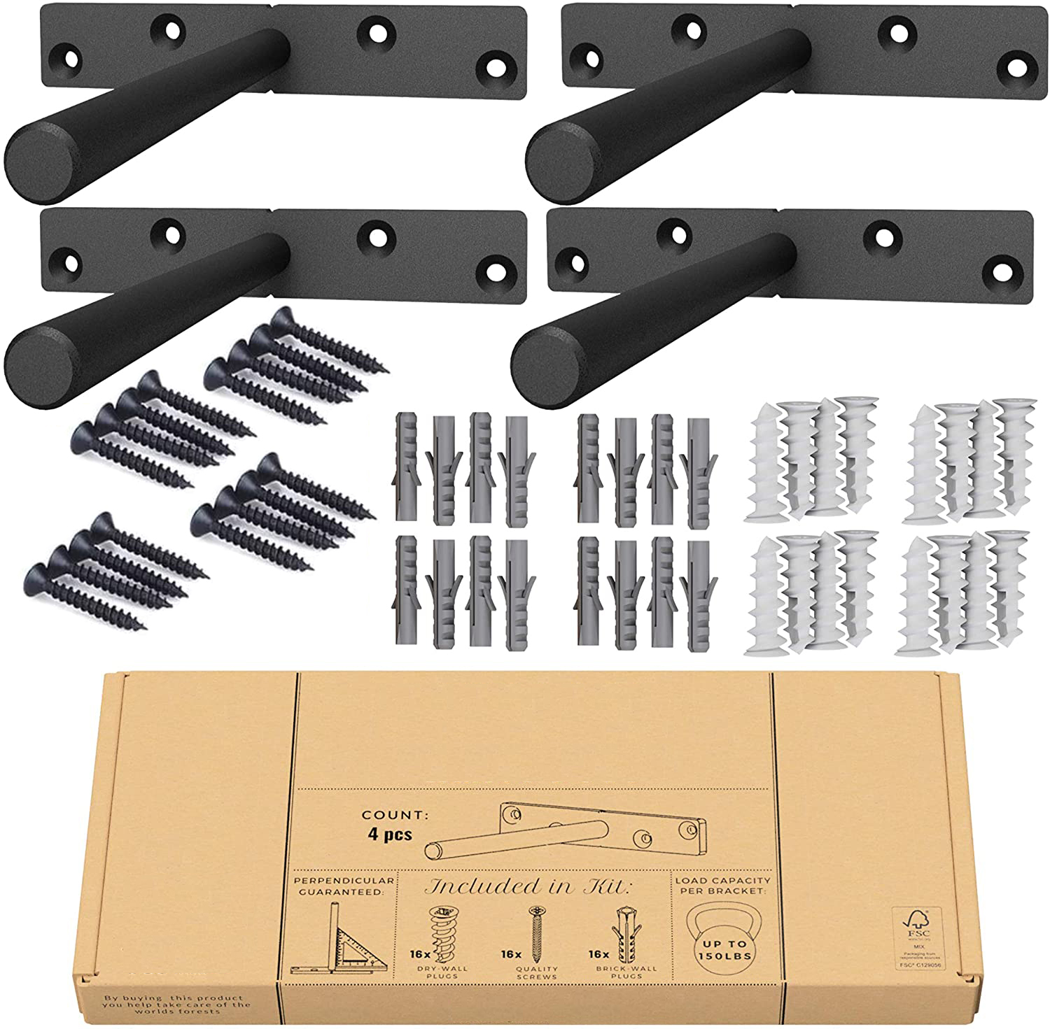 hidden floating wall shelf bracket