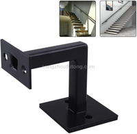 Solid Adjustable 304 Stainless Steel Handrail Bracket for Staircase & Outdoor Use