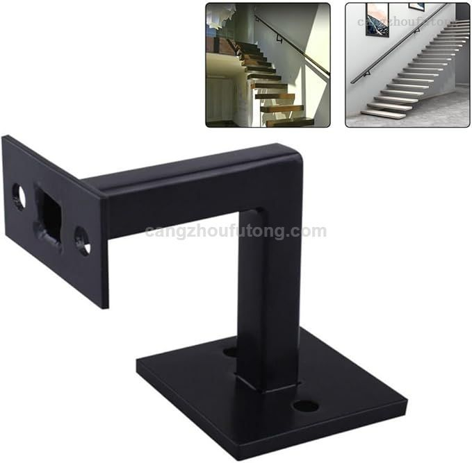 Solid Adjustable 304 Stainless Steel Handrail Bracket for Staircase & Outdoor Use