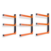 Wall Mount Wood Organizer Racks, Lumber Storage Metal Racks Wood Storage Racks with 3-Level