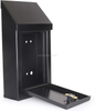 Heavy Duty Steel Wall Mount Locking Drop Box Outdoor Mailbox for Rent Payments Mail Keys Cash Checks Safe Storage Dropbox