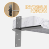  Free Hanging Countertop Support Bracket Hidden Floating Wall Bracket Bench Seats Vanities