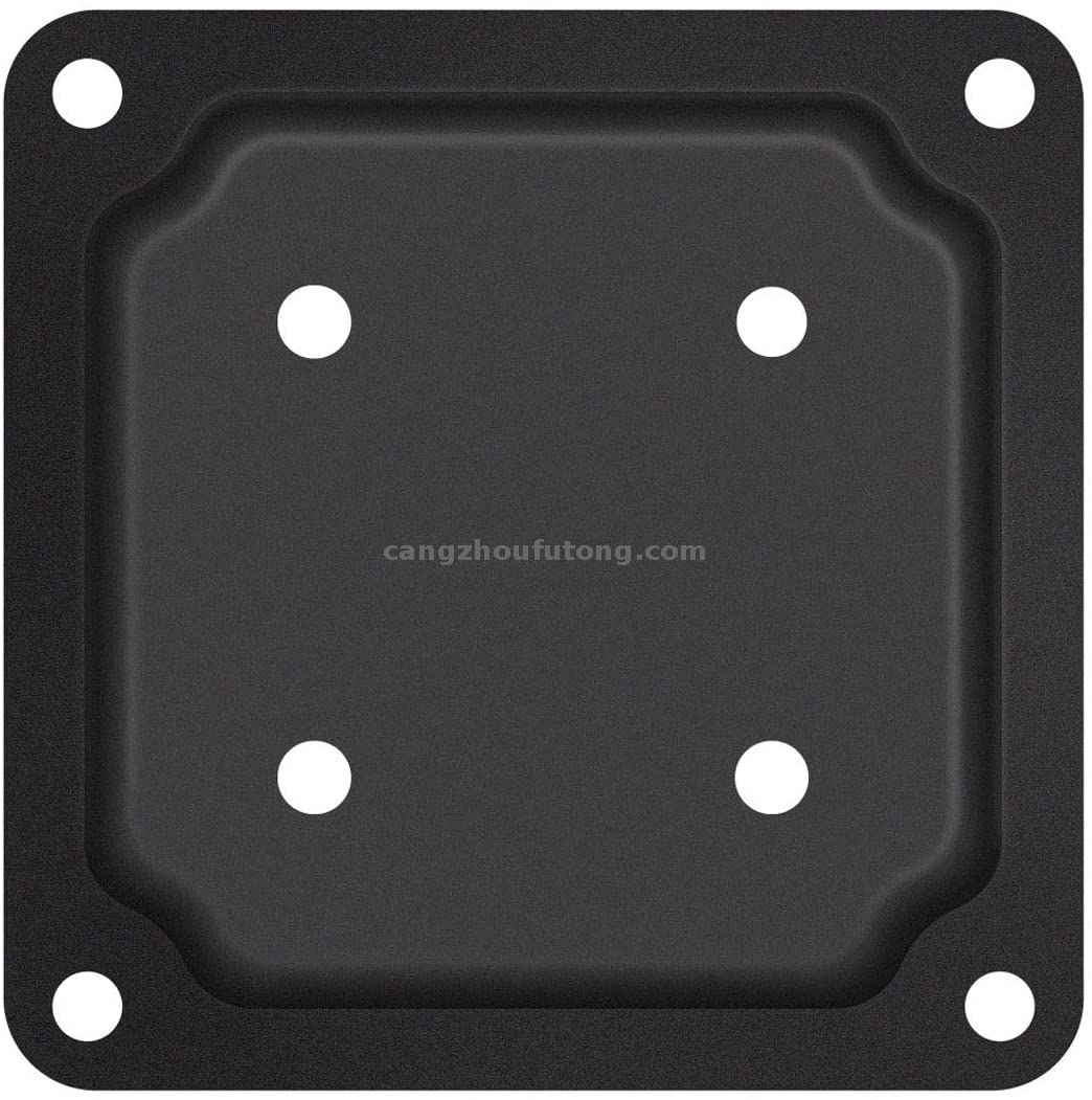 Black 4" X 4" Wood Post Plate Connector