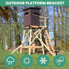 Steel Deer Stand Brackets for Outdoor Hunting Platform Elevated Deer Blind Bracket