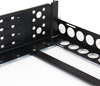 2U Universal Rack Mount Rails Server Enclosure Shelf Vented Rack Mount Cantilever Tray for 19in Network Equipment 