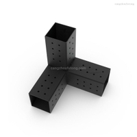 Pergola Brackets – Woodworks Pergola Kit 3-Way Right Angle Corner Bracket with Pergola Post Base