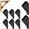 Heavy-Duty 45-Degree Angle Support Bracket for Pergola Powder Coated 2''x4'' Wood Posts Pergola Brackets