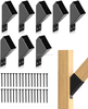 45-Degree Angle Bracket for Pergolas Gazebos Steel Reinforced Fits 2X 4 Lumber with Drainage Holes Pergola Bracket Kit