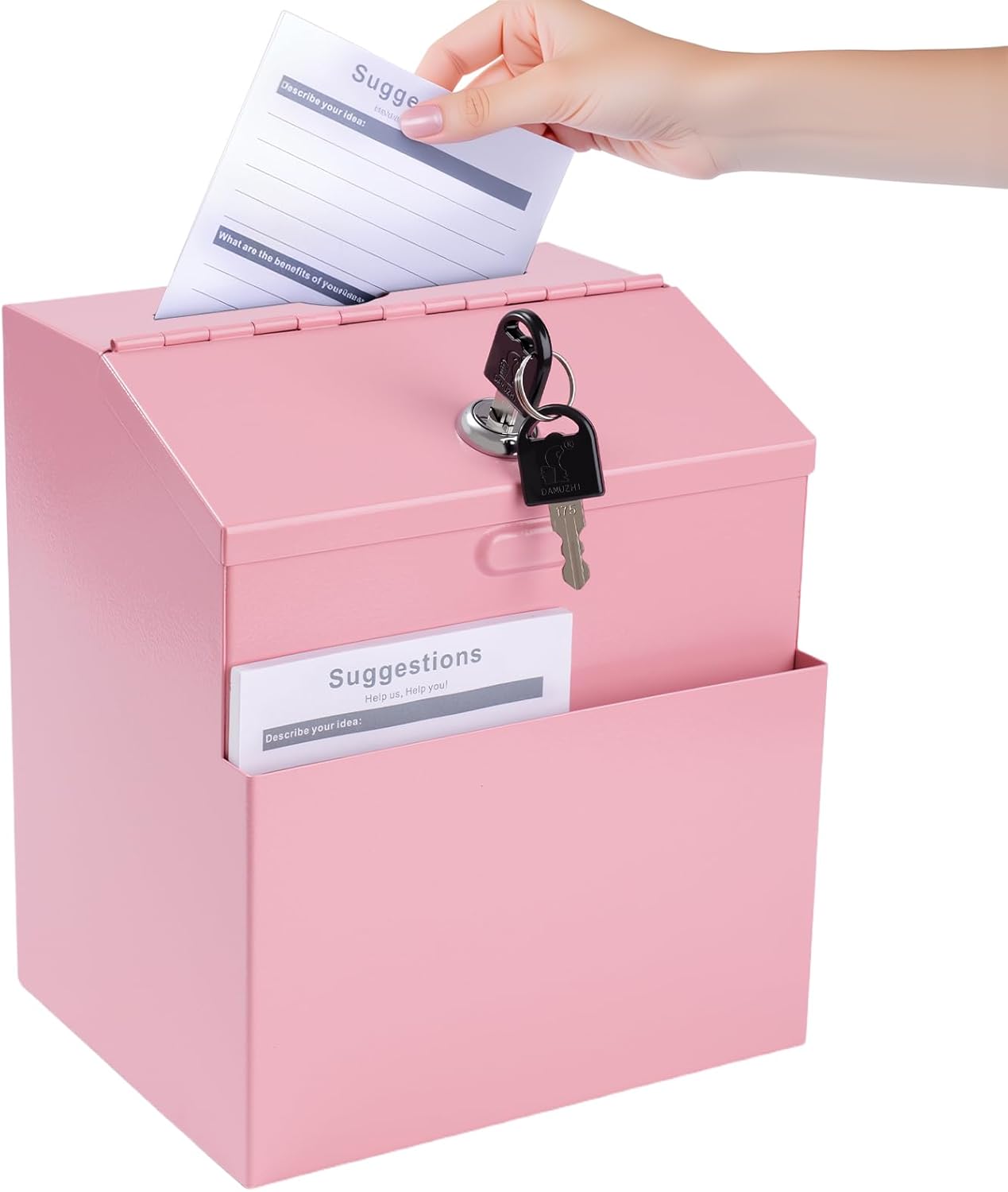 Secure Wall Mounted Customizable Metal Donation & Ballot Box – New Release