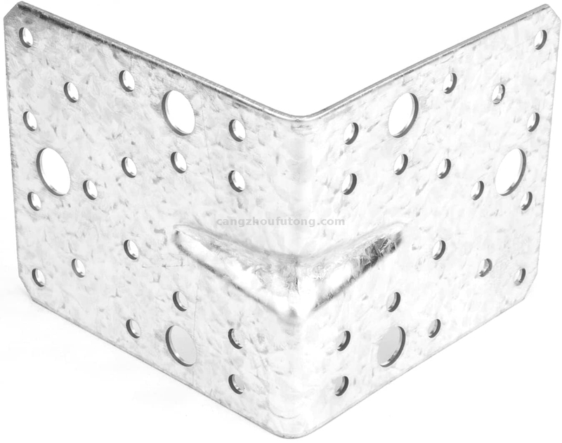 4 Packs 4 Inches Steel L Angle Brackets 90 Degree Heavy Duty Corner ...