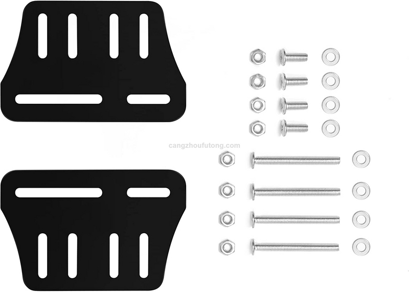 2 PCS Bed Frame Brackets Modi-Plate Bed Frame Adapter/Connector, Heavy Duty Bed Frame Modification To Connect Headboard Footboard
